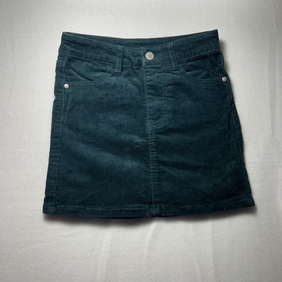 Girls' Corduroy Skirt - art class Teal Green L 10/12 - Picture 2 of 10